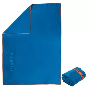 Mikrofaser-Badetuch Größe XL 110 × 175 cm blau