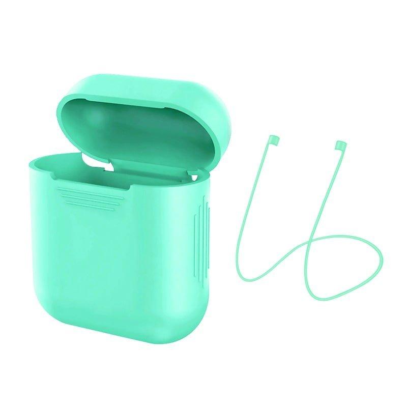 eStore  Custodia protettiva per Airpods - Verde menta 