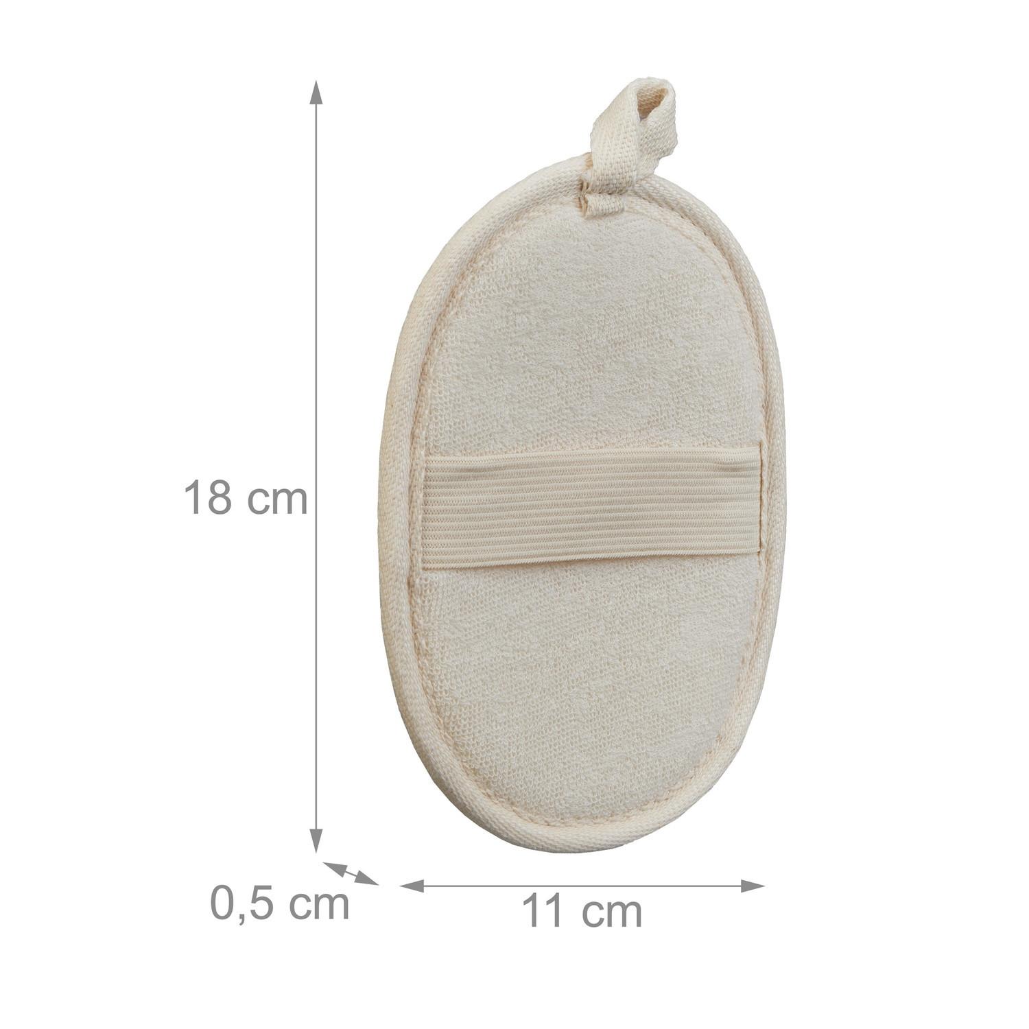 B2X  Lot de 4 éponges luffa 