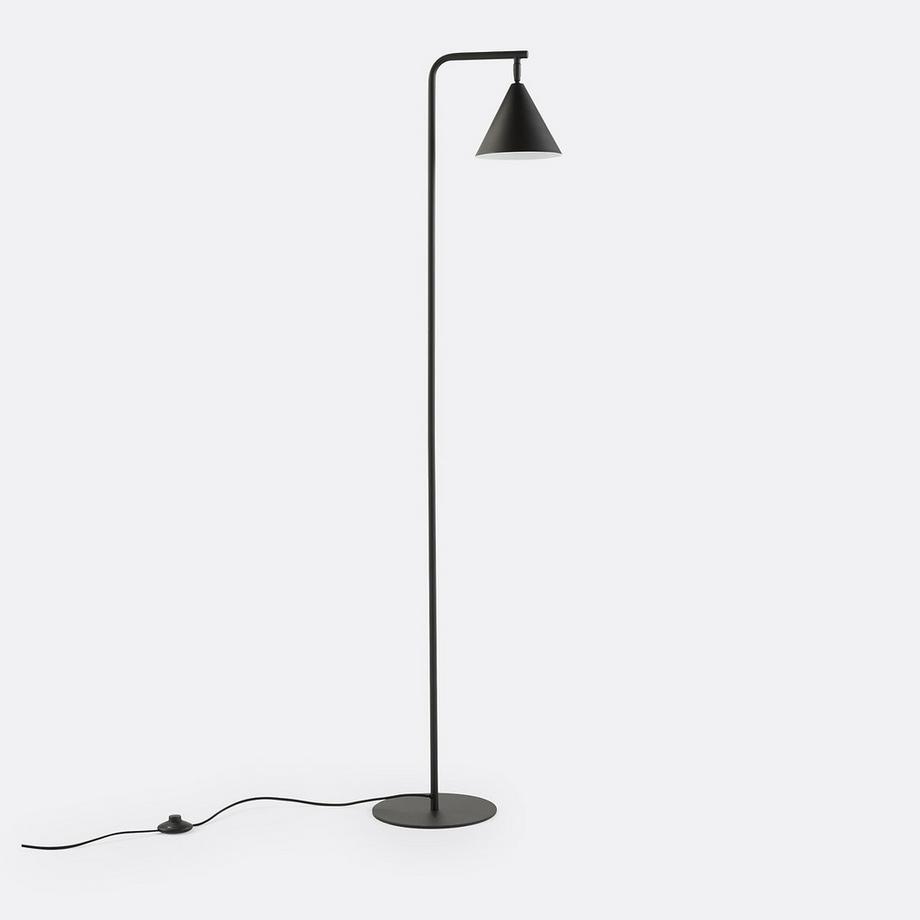 Lampadaire orientable en métal fer