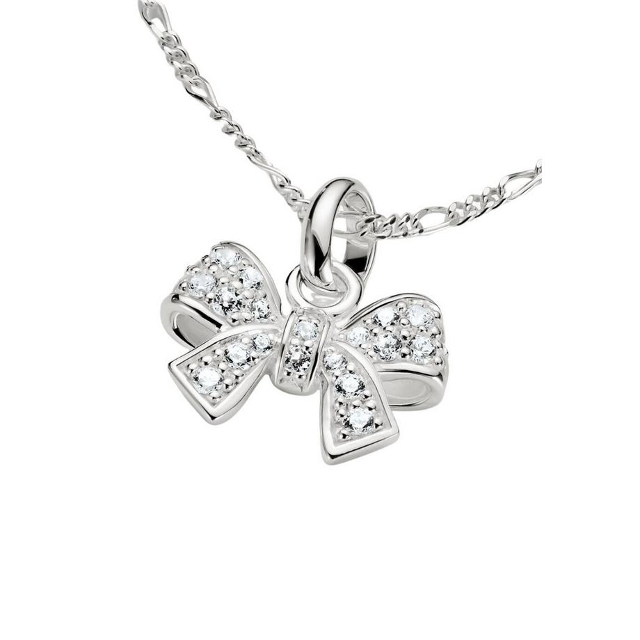 Thomas Sabo  Charm Pendentif Nœud avec Pierres Connect 