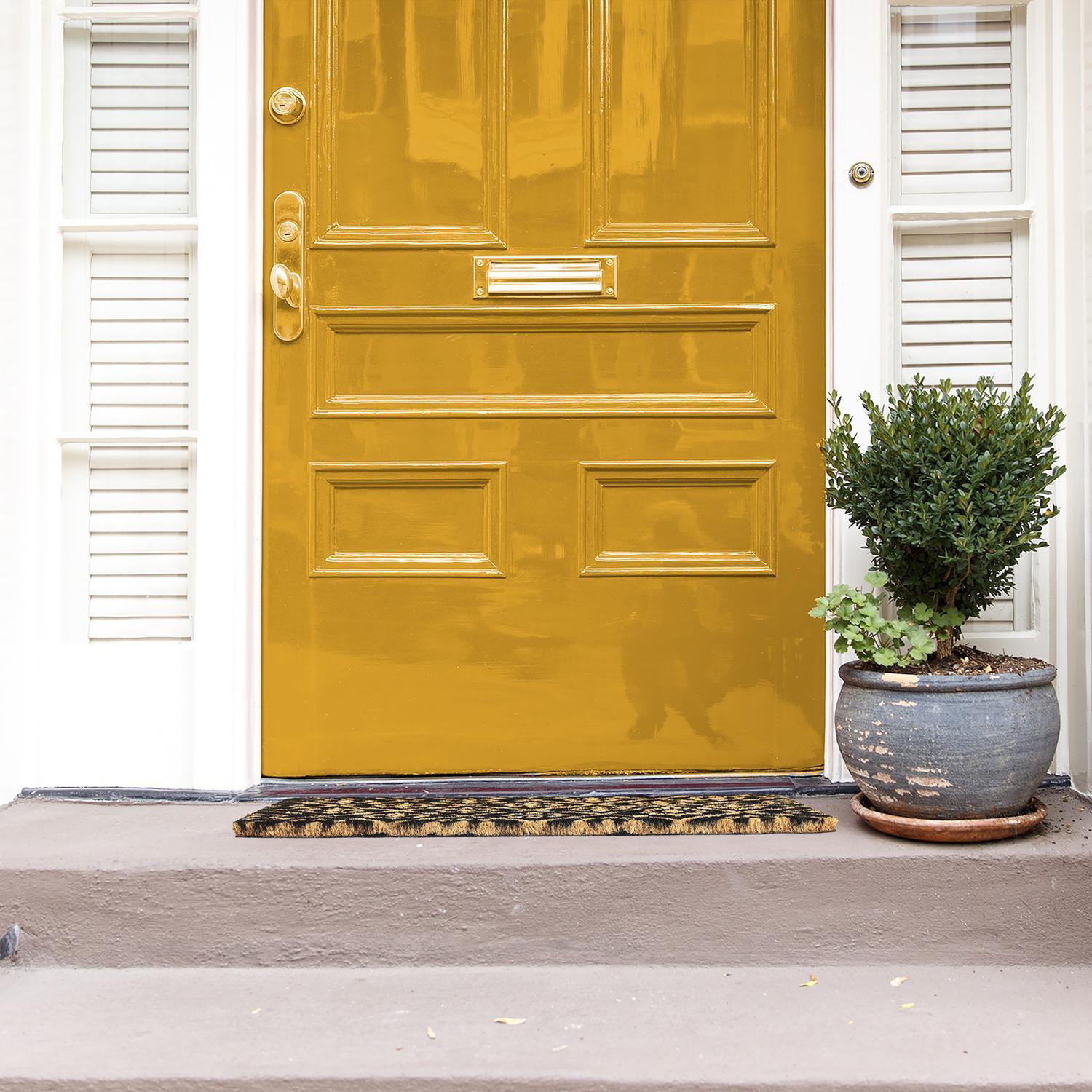 B2X Zerbino in fibra di cocco con motivo floreale  