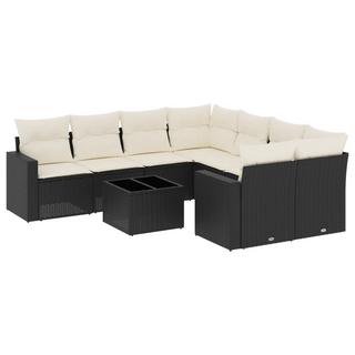 VidaXL set divano da giardino Polirattan  