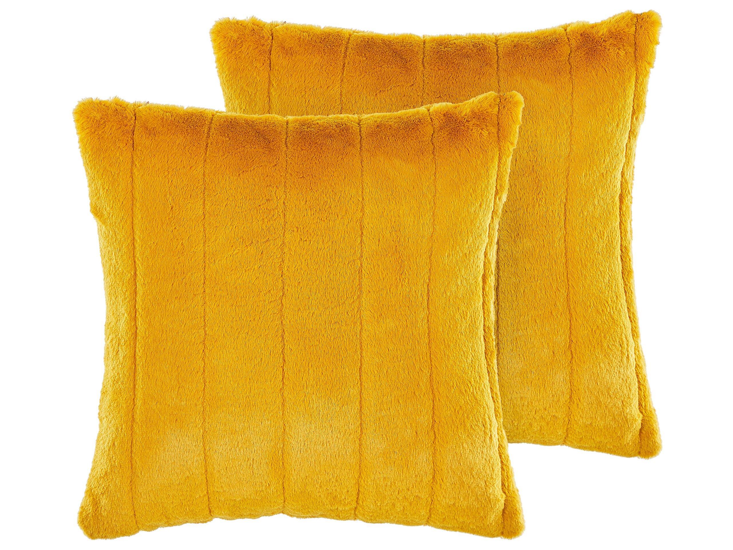 Image of Kissen 2er Set aus Webpelz Modern PUMILA Kissen 2er Set aus Webpelz Modern PUMILA
