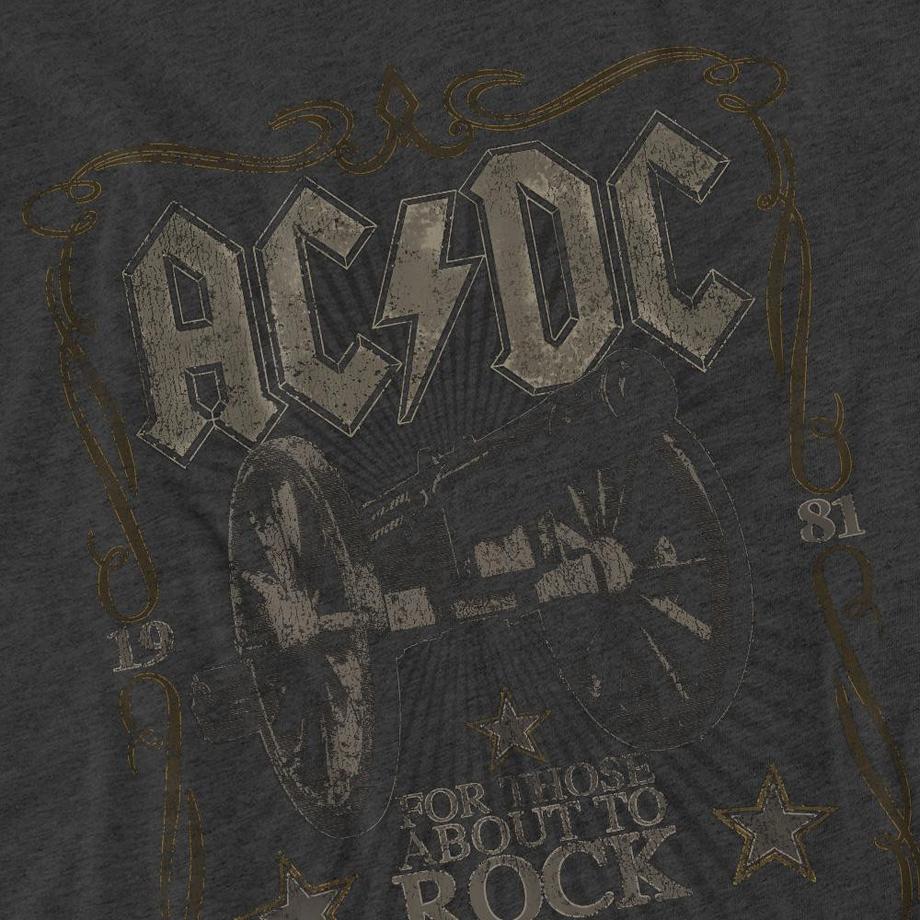 AC/DC ACDC Rock Label T-Shirt  