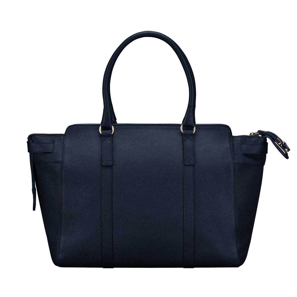 Maxwell Scott  Le Cento Grand sac à main business en cuir texturé 