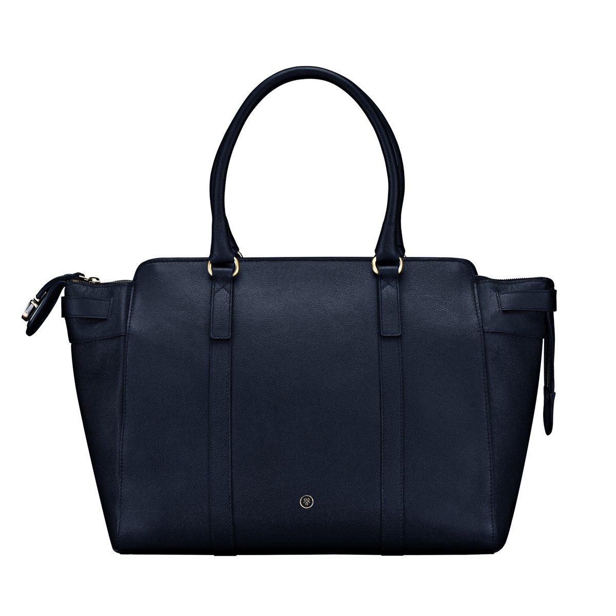 Maxwell Scott  Cento -  Leder Schultertasche mit Schnappverschluss 