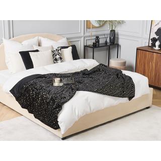 Beliani ALAZEYA Couverture Polaire Moderne en Polyester  