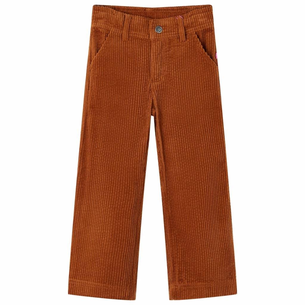Image of Kinderhose Baumwolle Unisex Braun 104