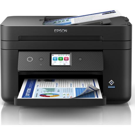 EPSON  WorkForce WF-2960DWF stampante multifunzione A4 getto d'inchiostro (stampa, scansione, copia), Display LCD 6.1 cm, ADF, WiFi Direct, AirPrint, 3 mesi di inchiostro incluso con ReadyPrint 