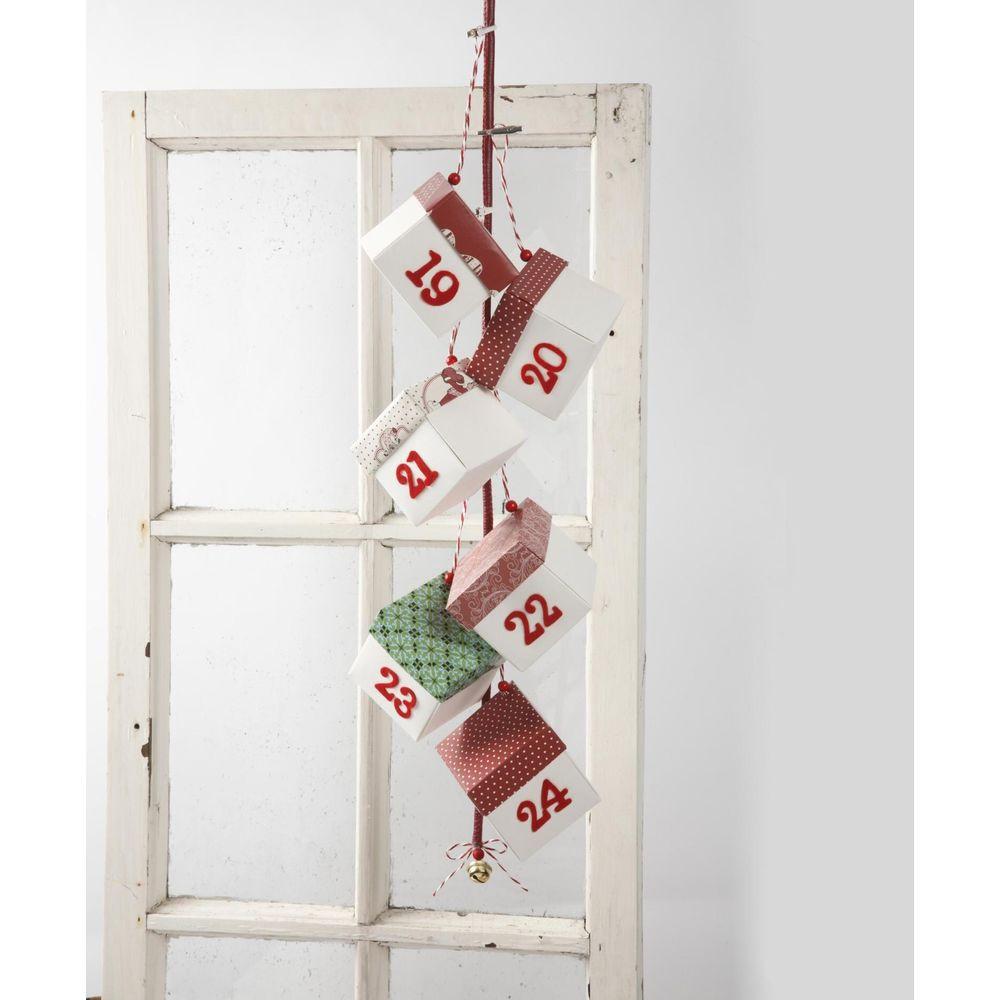 Image of Adventskalender-Zahlen Ø 4 cm Silber