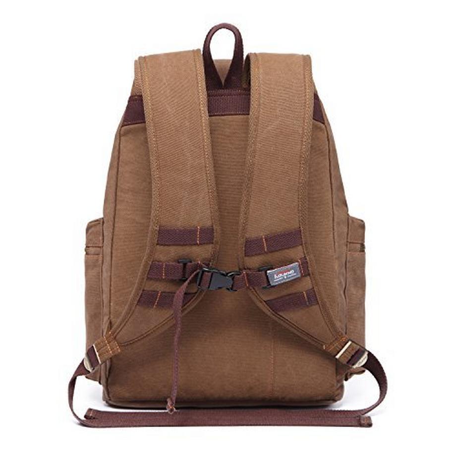 Only-bags.store Vintage Canvas Laptop Rucksack Daypack  