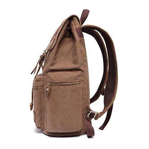 Only-bags.store Vintage Canvas Laptop Rucksack Daypack  