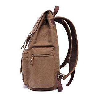 Only-bags.store Vintage Rucksäcke, Canvas Laptop Rucksack Schulrucksack Daypack Stylisch Backpack für Outdoor  