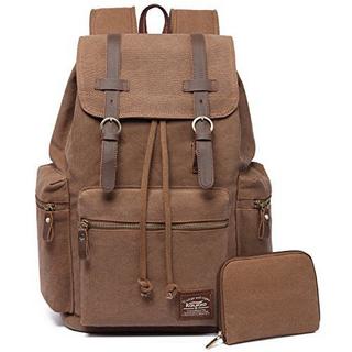 Only-bags.store Vintage Canvas Laptop Rucksack Daypack  
