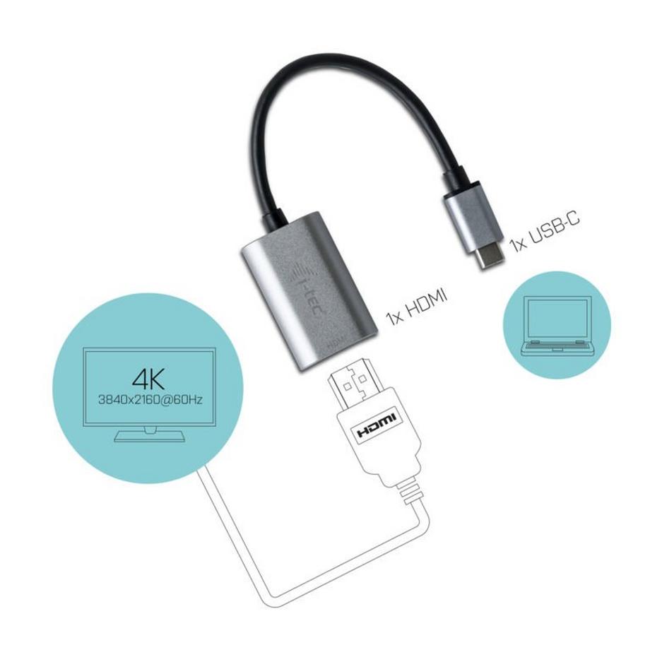 i-tec  i-tec Metal USB-C HDMI Adapter 4K/60Hz 