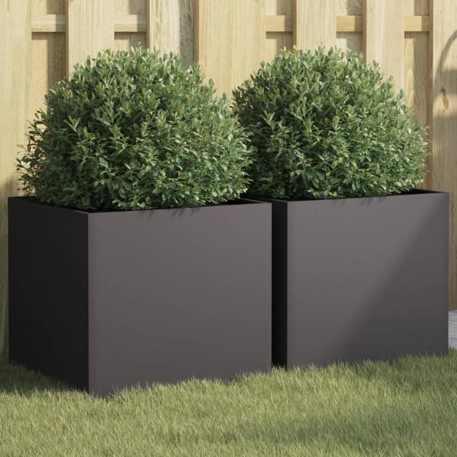 VidaXL Jardinière acier  