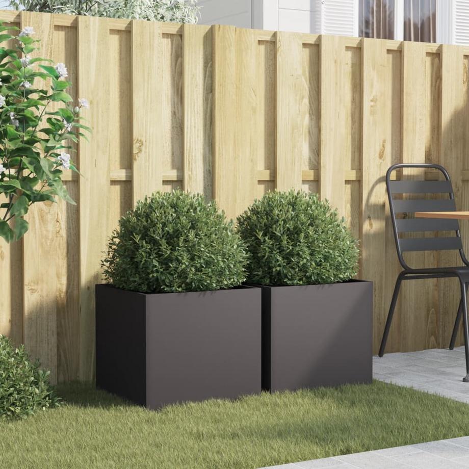 VidaXL Jardinière acier  