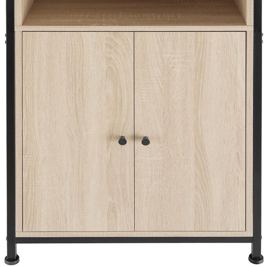 Tectake Highboard Doncaster Industrial Style Holz und Stahl  