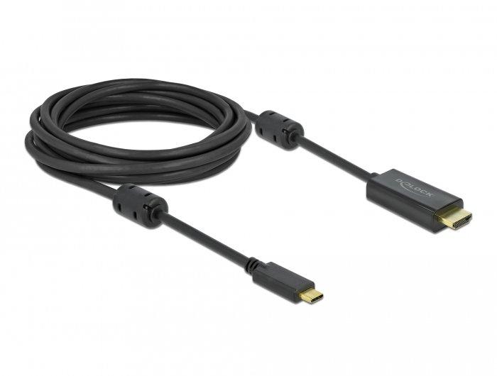 DeLock  DeLOCK Aktives USB Type-C zu HDMI Kabel (DP Alt Mode) 4K 60 Hz 5 m 