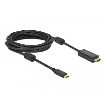 DeLOCK Aktives USB Type-C zu HDMI Kabel (DP Alt Mode) 4K 60 Hz 5 m