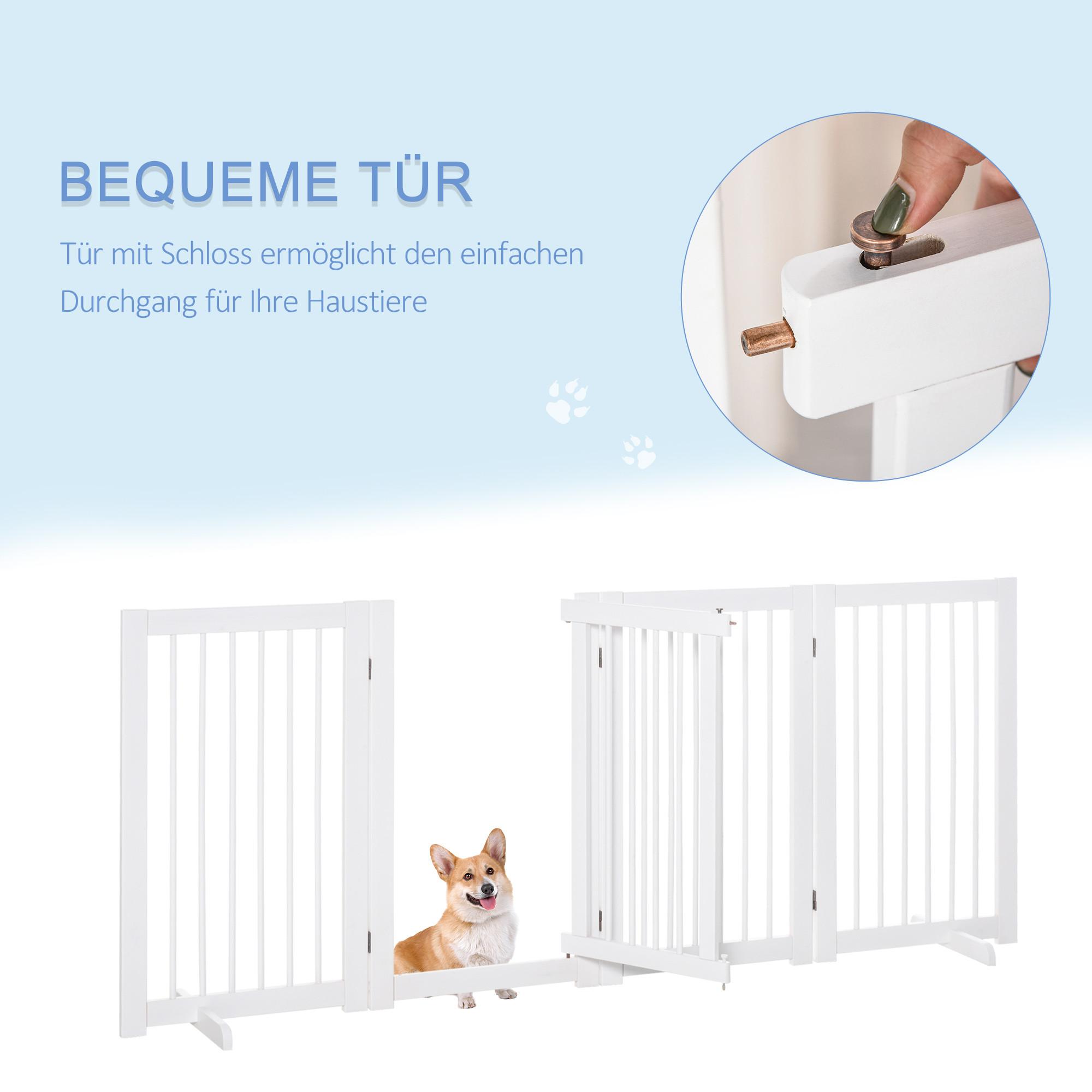 PawHut  Barrière pour chien 