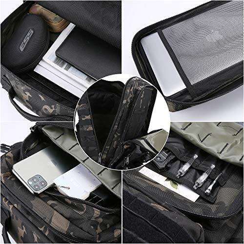 Only-bags.store Militär Taktischer Rucksack Große Kapazität 3 Tage Armee Assault Pack Bag Camoblack  