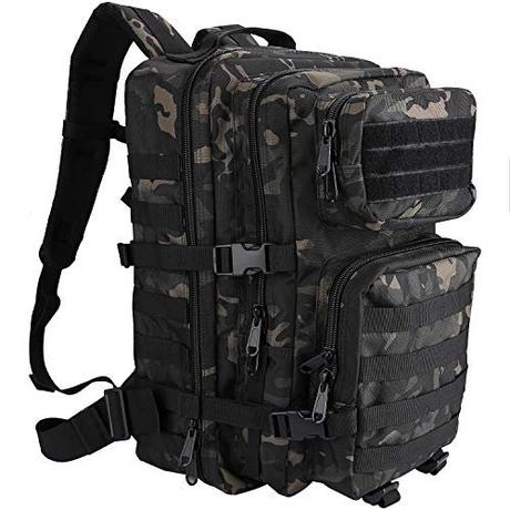 Only-bags.store Militär Taktischer Rucksack Große Kapazität 3 Tage Armee Assault Pack Bag Camoblack  