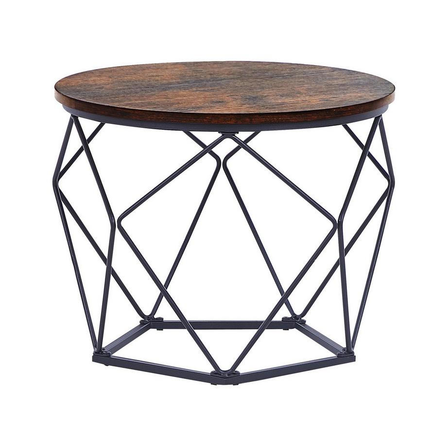 Beliani Lot de 2 tables basses en Panneau de particules de bois Moderne BRUNI  