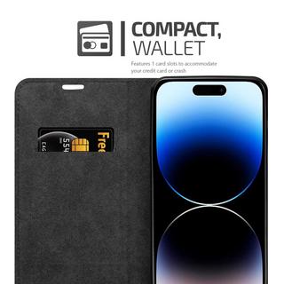 Cadorabo  Housse compatible avec Apple iPhone 14 PRO MAX - Coque de protection avec fermeture magnétique, fonction de support et compartiment pour carte 