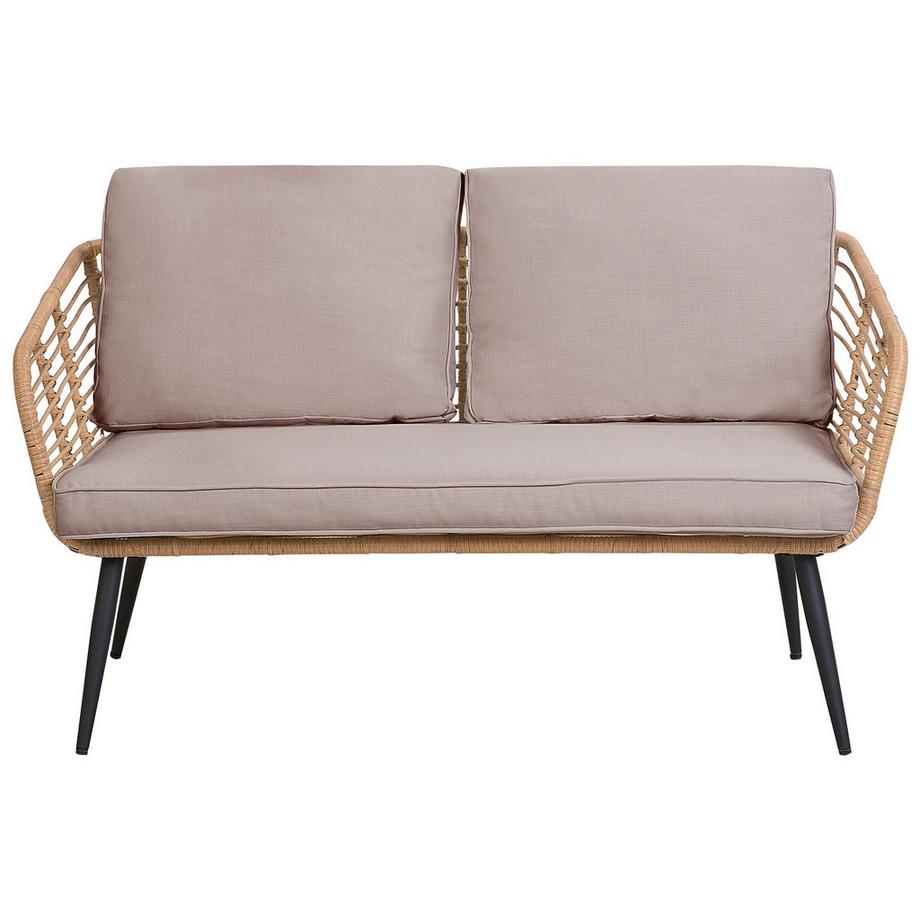 Beliani Set da esterno en Rattan sintetico Retrò CORINTH II  