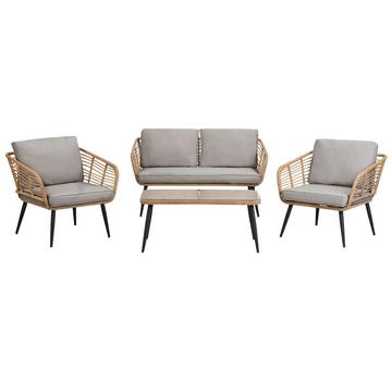 Garten Lounge aus PE Rattan Retro CORINTH II