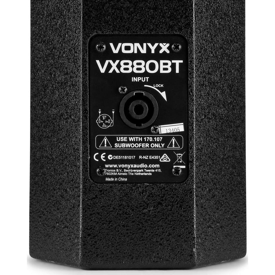 Vonyx  Vonyx VX880BT Sistema PA indipendente 1000 W Nero 
