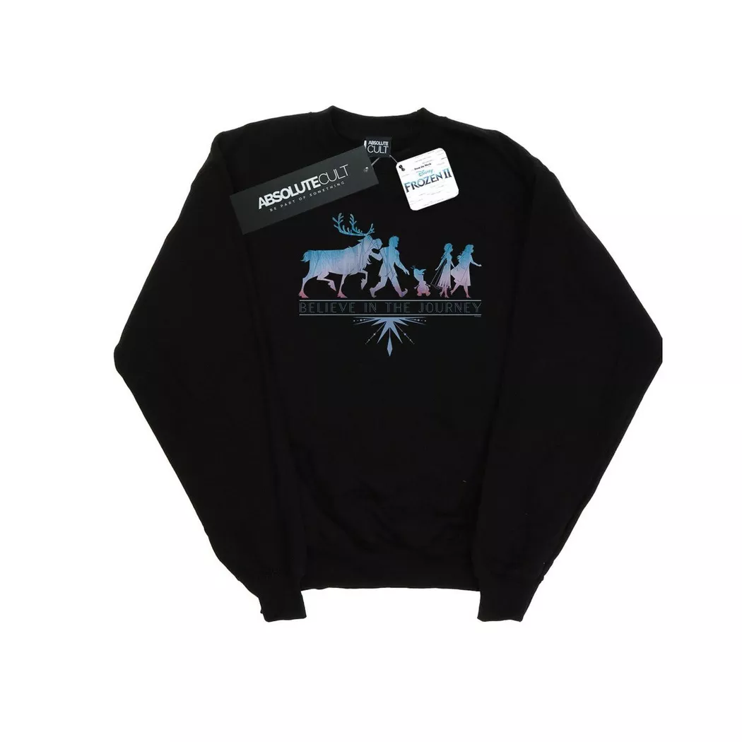 Disney - Frozen 2 Believe In The Journey Sweatshirt, für Herren, Schwarz, Größe M