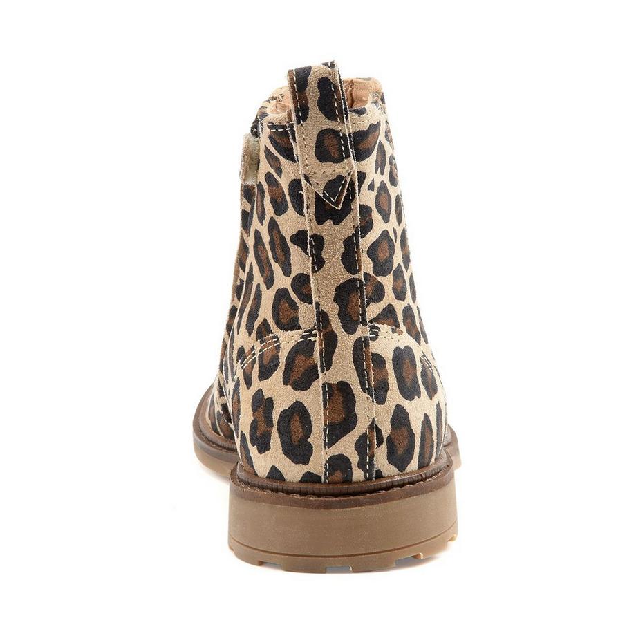 Pom D'api Sister Jod Zip Stivaletti Stampa Leopardata  