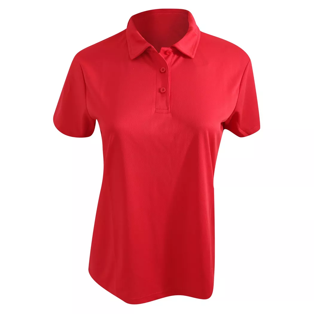 AWDis - Cool Girlie Polo Shirt, für Damen, Rot Bunt, Größe S