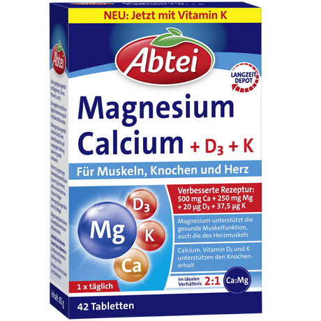 Abtei  Magnesium Calcium + D3 