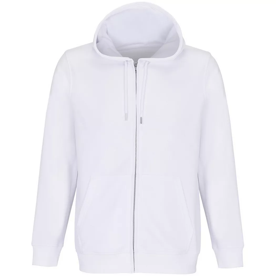 SOLS - Calipso Hoodie mit durchgehendem Reißverschluss, für Herren, Weiss, Größe 3XL