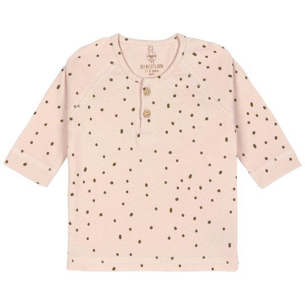 Image of LÄSSIG Langarm Shirt GOTS Dots powder pink 86/92 - 86/92