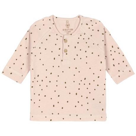 LÄSSIG  Langarm Shirt GOTS Puntini rosa cipria             8692 