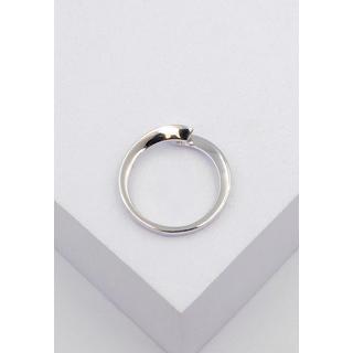 MUAU Schmuck  Solitaire Ring Diamant 0.25ct. Weissgold 750 