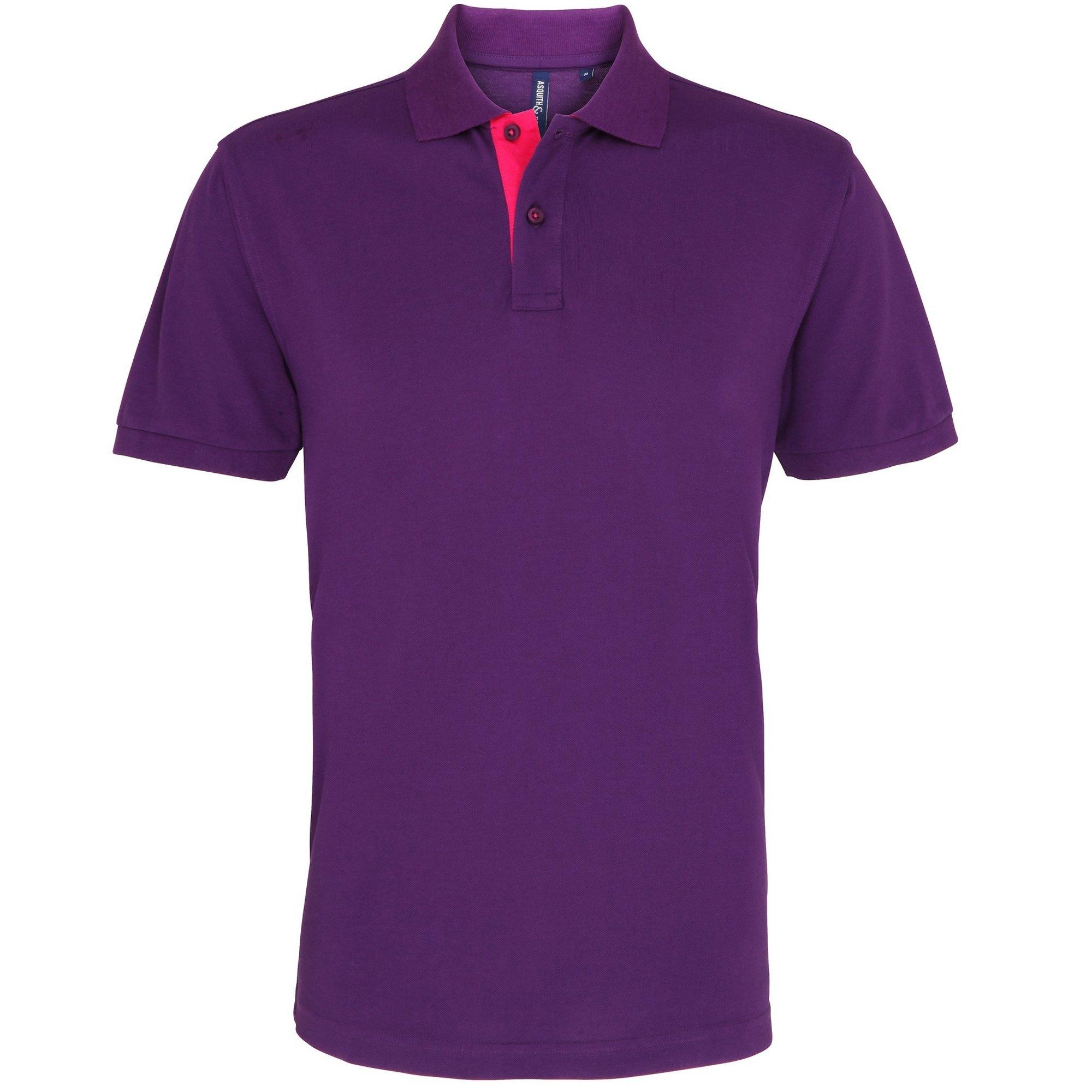 Image of Poloshirt, Kurzärmlig Herren Lila S