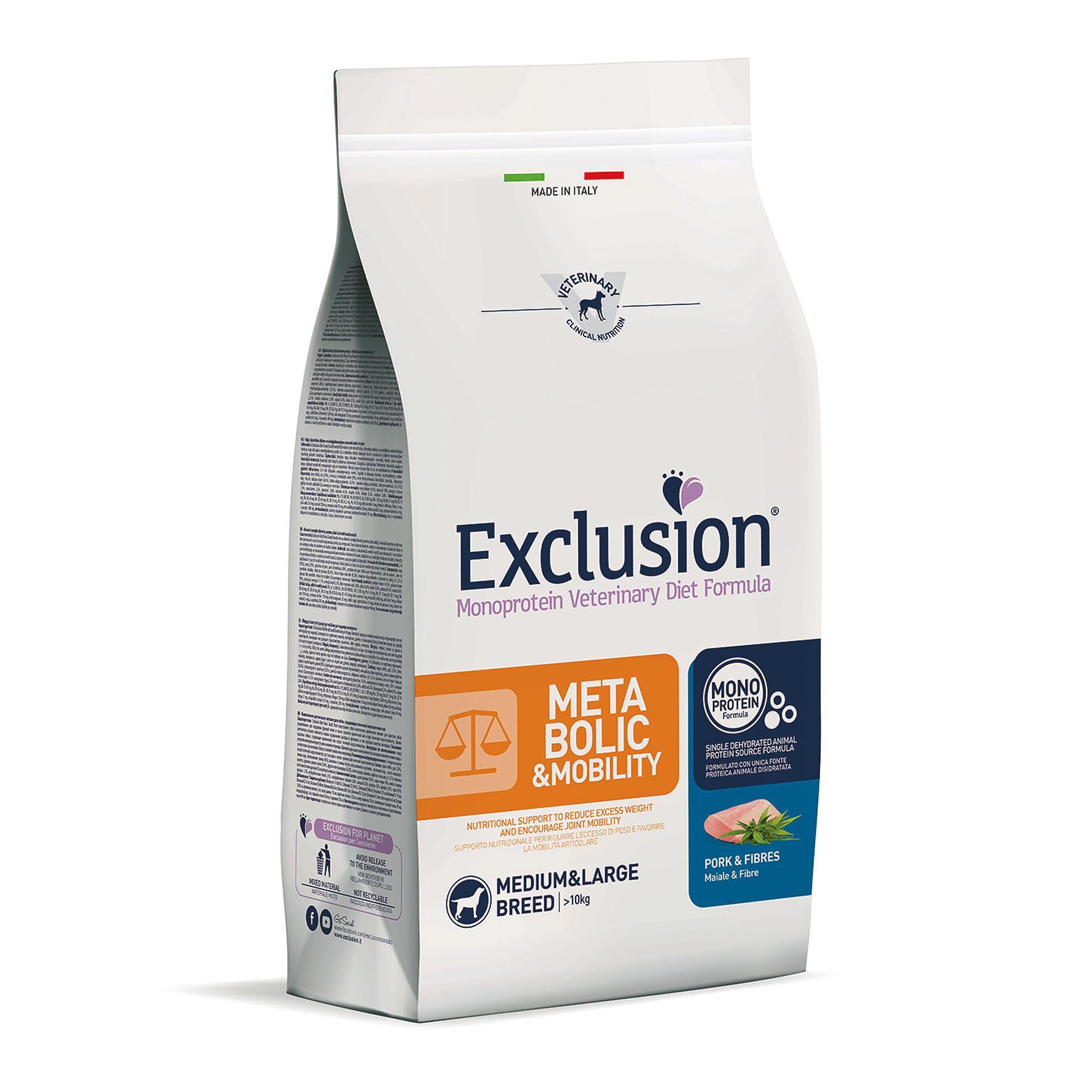 Exclusion  Dog VET Adult Med&La Pork 12kg 