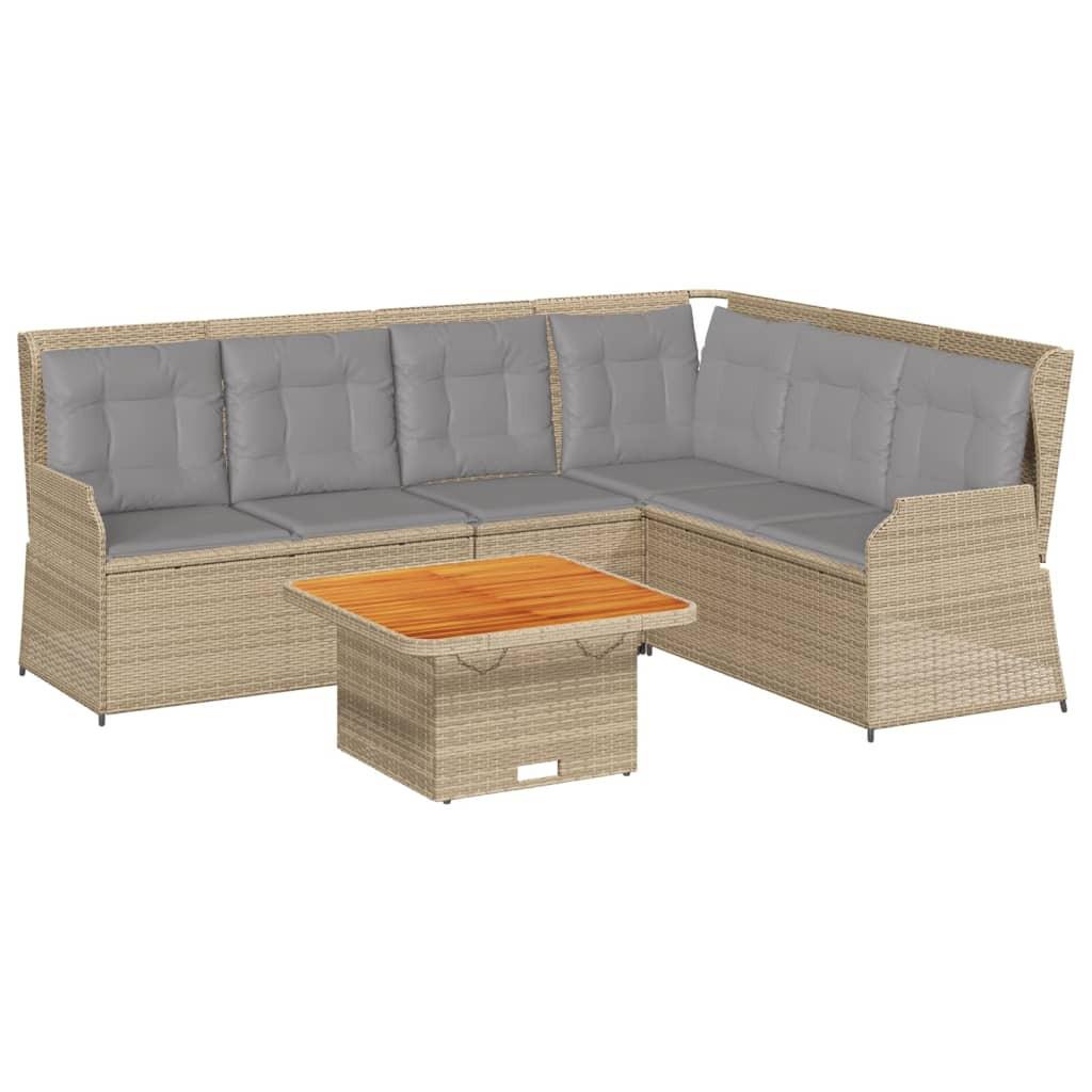 VidaXL set salotti da giardino Polirattan  