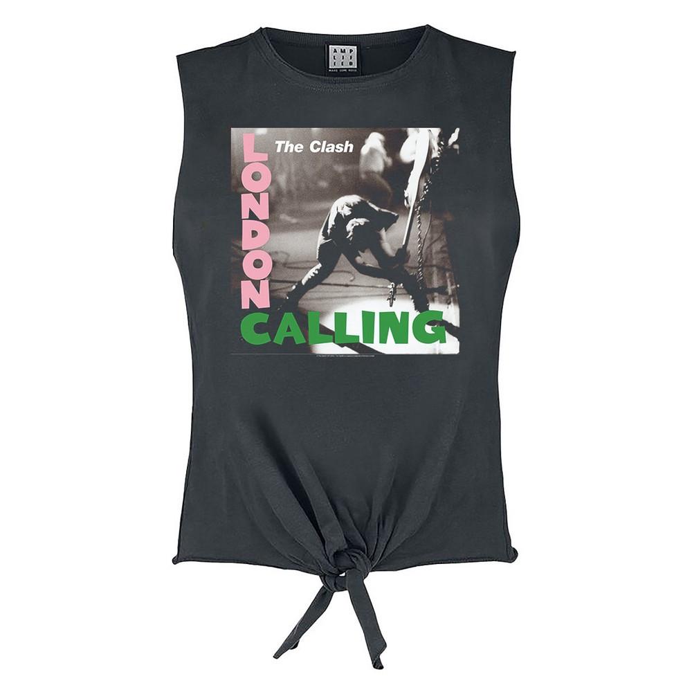 Image of London Calling Tshirt Unisex Charcoal Black XL