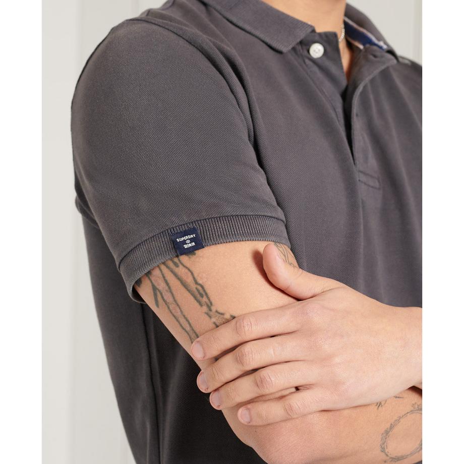 Superdry Polo Vintage Destroy Coton Biologique  