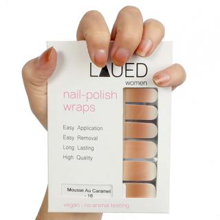 LAUED  films à ongles végétaliens solid brown 