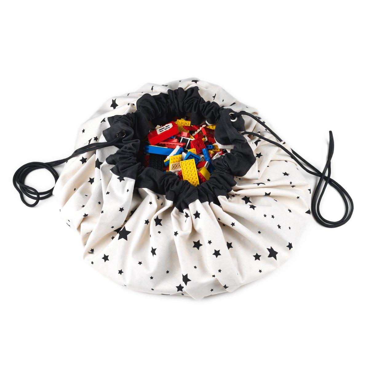 Image of Worldmap Spielzeugsack Schwarz