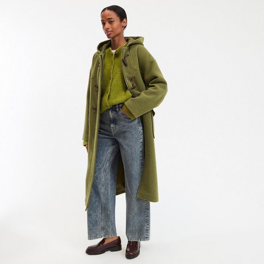 La Redoute Collections Long Duffle-coat à Capuche  