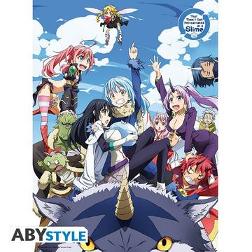 Poster - Flat - Tensei Shitara Slime Datta Ken - Gruppe